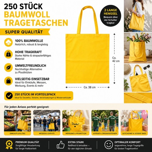 250 stoffbeutel - 250,