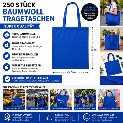 250 stoffbeutel - 250, st.